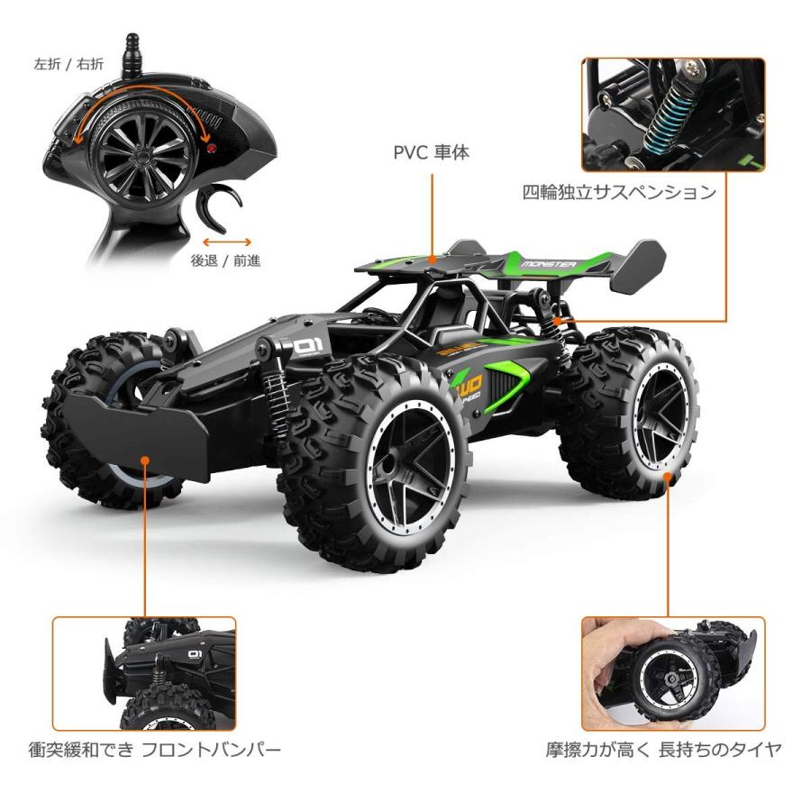 ラジコンカー 車おもちゃ 2 4ghz 1 18 2wd リモコンカー オフロード Rcカー 2個付き 21 Km H プレゼント クリスマス Ajp B07wc2f34l Jack Market 通販 Yahoo ショッピング