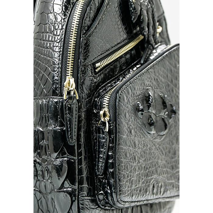 【値段交渉可：送料込】 本革 ワニ革 ショルダーバッグ メンズ シャムクロコ ショルダーバッグ 送料無料 【9463968653】(34320円)