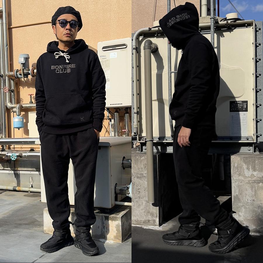 BONFIRE CLUB 日本製 立体刺繍 ヴィンテージ製法パーカ 全3色 2サイズ