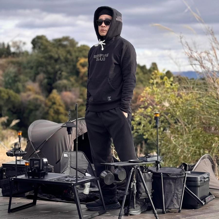 BONFIRE CLUB 日本製 立体刺繍 ヴィンテージ製法パーカ 全3色 2サイズ