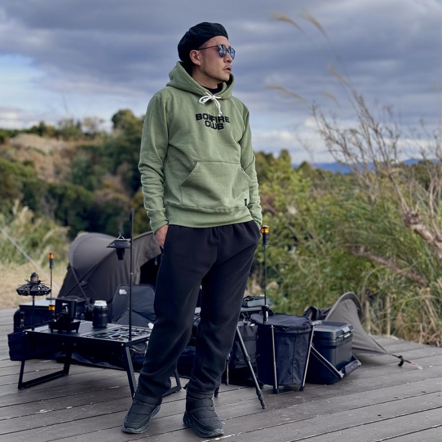 BONFIRE CLUB 日本製 立体刺繍 ヴィンテージ製法パーカ 全3色 2サイズ