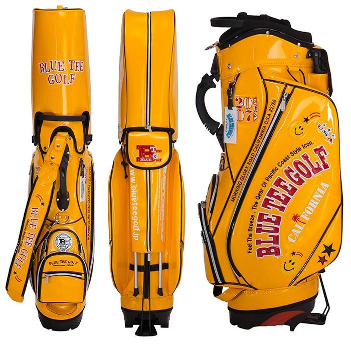 BLUE TEE GOLF スマイル & ロゴ エナメル 9インチ スタンド