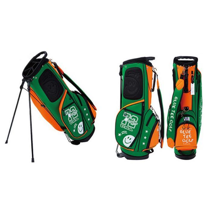 BLUE TEE GOLF ブルーティーゴルフ ネオプレン ストレッチ素材 9インチ スタンド付き キャディバッグ 全4色 新生活 プレゼント BLUE TEE GOLF（ブルーティーゴルフ） ネオプレン ストレッチ素材 9