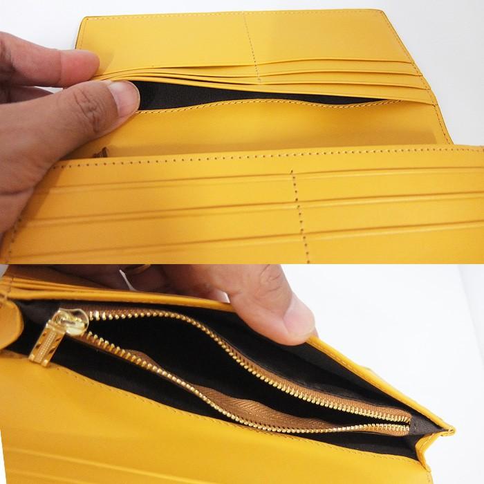 本革 長財布 メンズ レディース 牛革 2つ折り こがし加工 全3色