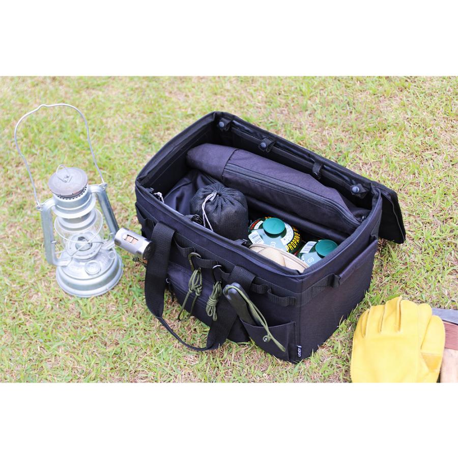 KAKURI マルチ ギア コンテナ ブラック ソフトコンテナ アウトドア