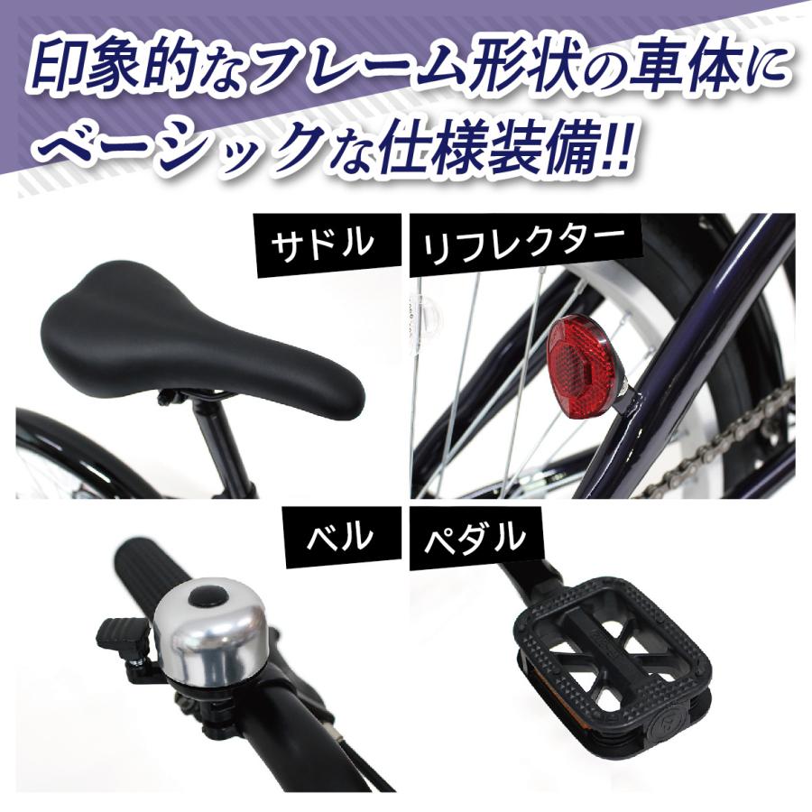 折畳み 自転車 20インチ FIELD CHAMP 6段変速 折りたたみ自転車 ダーク