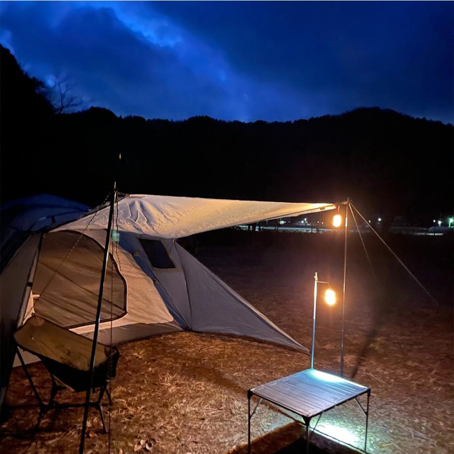 炎のゆらぎ を再現 USB充電 LEDランタン アウトドア キャンプ 懐中電灯