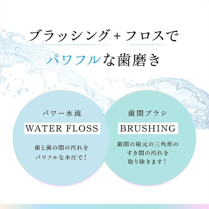 ブラッシング フロス 2in1 電動歯ブラシ 水流と振動 汚れをしっかりと落とす WAVEWAVE JET WASHER 正規品 送料無料 | WAVEWAVE | 08