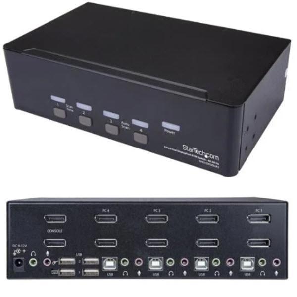 StarTech.com StarTech.com 4ポート デュアルDisplayPort KVMスイッチ