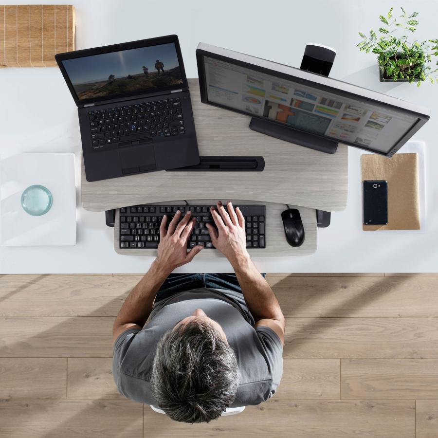 エルゴトロン（ergotron） WorkFit-Z ミニ デスクコンバーター 座位