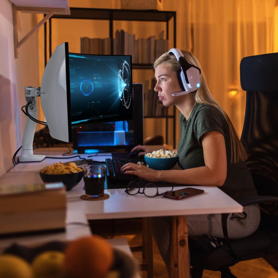 エルゴトロン（ergotron） HX デスクモニターアーム HDピボット付き