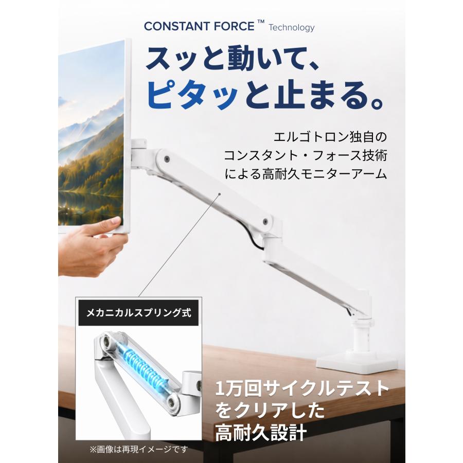 エルゴトロン（ergotron） LX Pro モニターアーム ディスプレイアーム