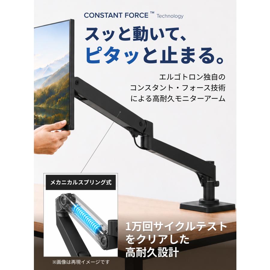 エルゴトロン（ergotron） LX Pro モニターアーム ディスプレイアーム