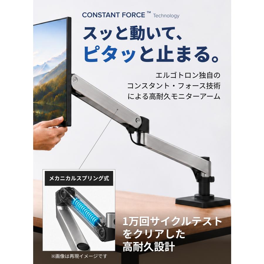エルゴトロン（ergotron） LX Pro モニターアーム ディスプレイアーム