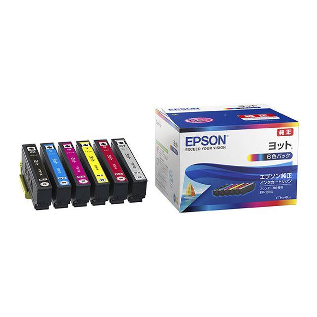 EPSON インクカートリッジ YTH-6CL 6色ほか エプソン（EPSON） インクカートリッジ ヨット YTH-6CL (6色パック