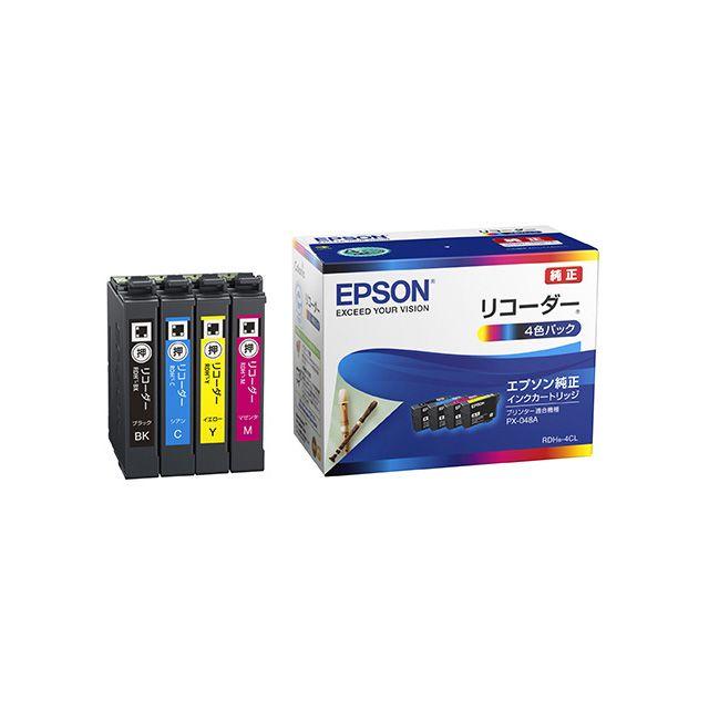 エプソン（EPSON） インクカートリッジ リコーダー RDH-4CL (4色パック