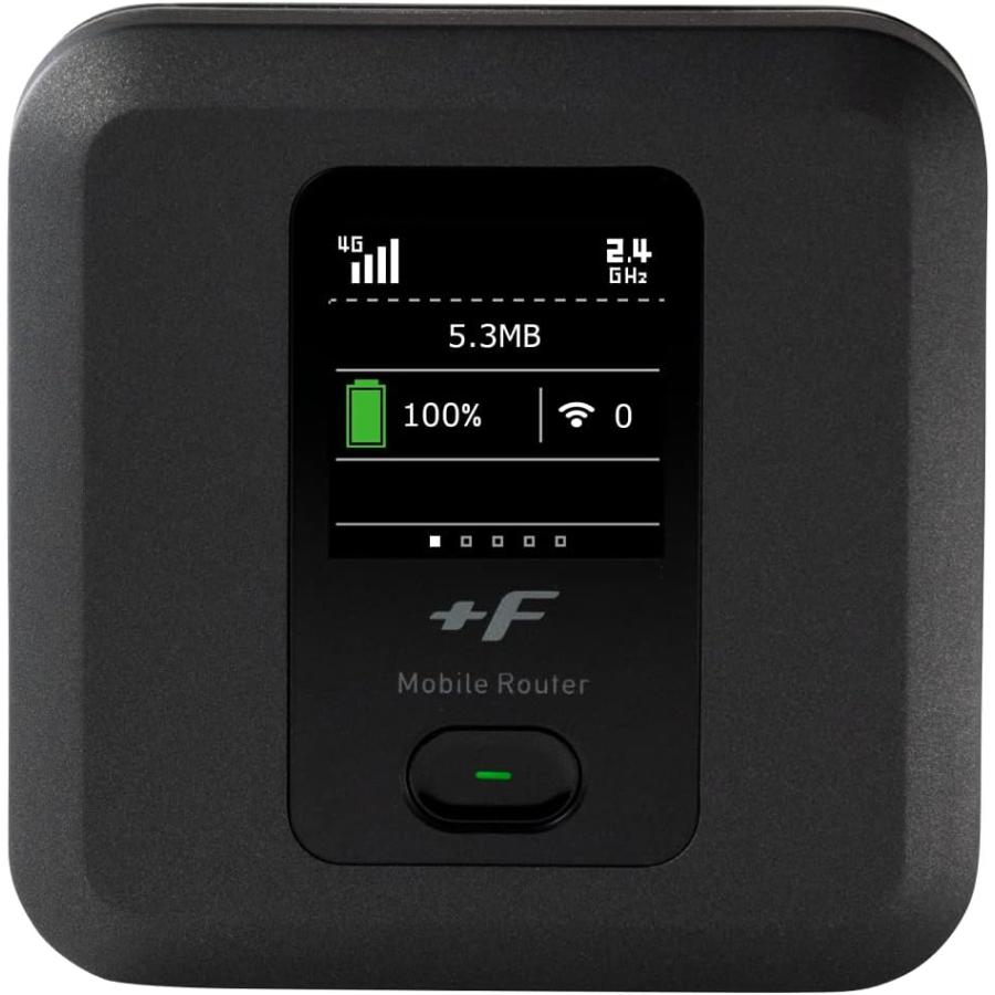 富士ソフト モバイルルーター(SIMフリー)+F FS040W FS040WMB1 | 