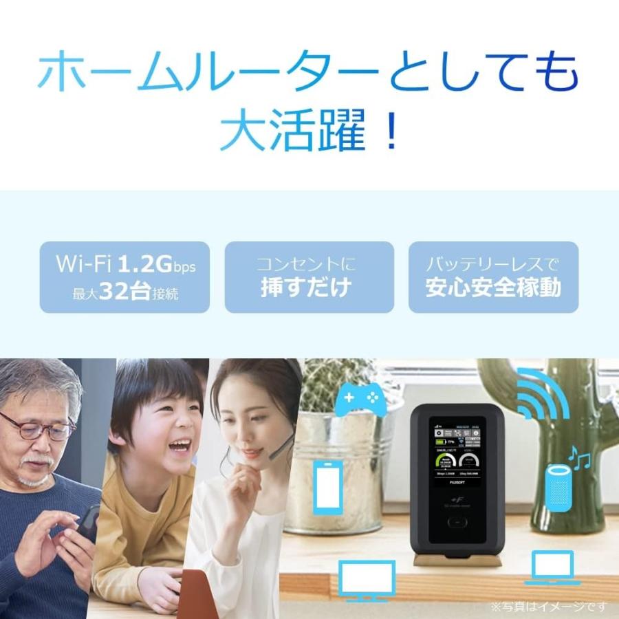 富士ソフト モバイルルーター(SIMフリー)+F FS050W FS050WMB1 |  | 05