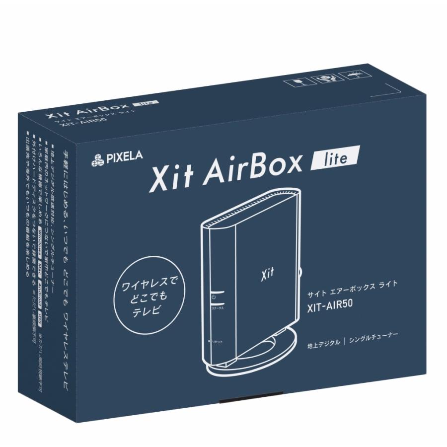 驚きの価格が実現！ ファッションデザイナー ピクセラ Xit AirBox lite ワイヤレステレビチューナー XIT-AIR50 dittocast.com dittocast.com