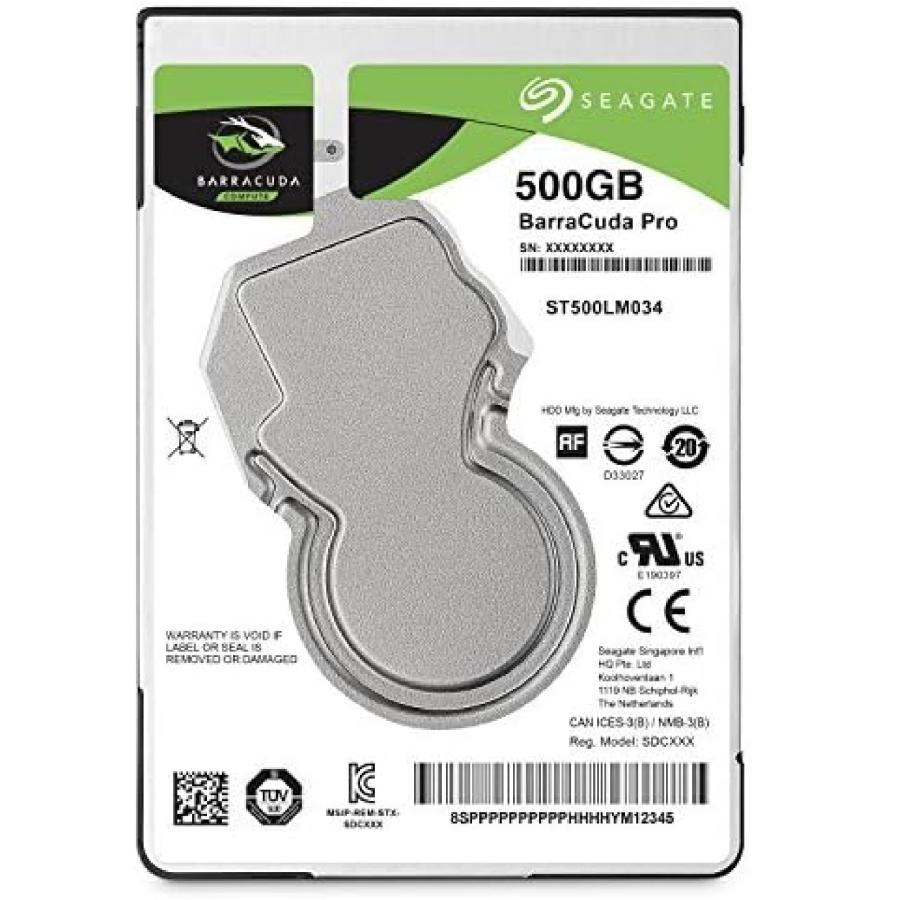 Seagate（シーゲイト） BarraCuda Pro 2.5インチ 500GB 内蔵