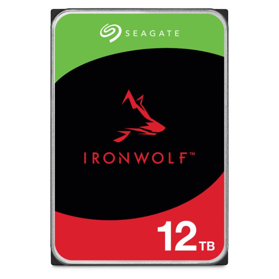 Seagate シーゲイト IronWolf 3.5インチ データ復旧 3年付 12TB 内蔵 ハードディスク HDD CMR 3年保証 6Gb/s 256MB 7200rpm 24時間稼働 PC NAS ST12000VN0008（Yahoo!・シネックス ストア）