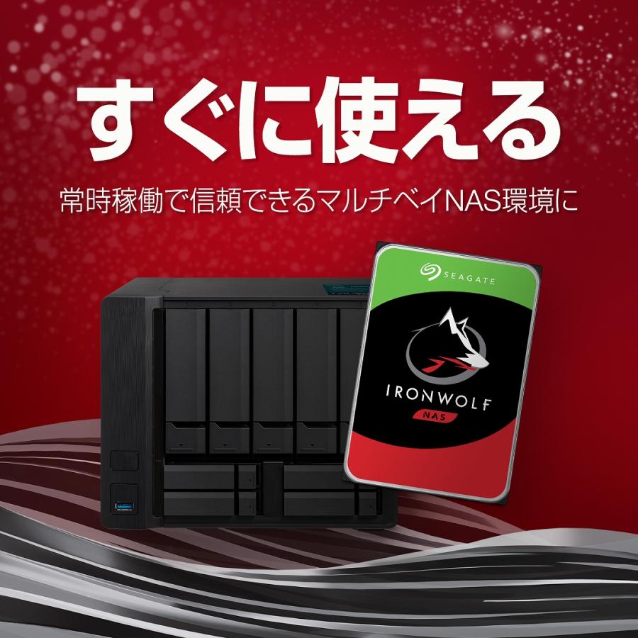 Seagate（シーゲイト） IronWolf 3.5インチ データ復旧 3年付 12TB