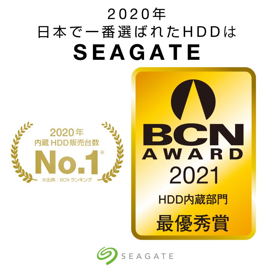 Seagate シーゲイト IronWolf Pro 3.5インチ 4TB 内蔵ハードディスク HDD 5年保証 SATA 6Gb/s 7200RPM 256MB 512E 日本正規代理店品 ST4000NT001｜synnex｜03