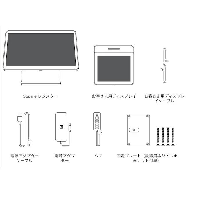 新品　Square レジスター|オールインワンPOSレジ A-SKU-0643 新品 Square レジスター|オールインワンPOSレジ A-SKU-0643