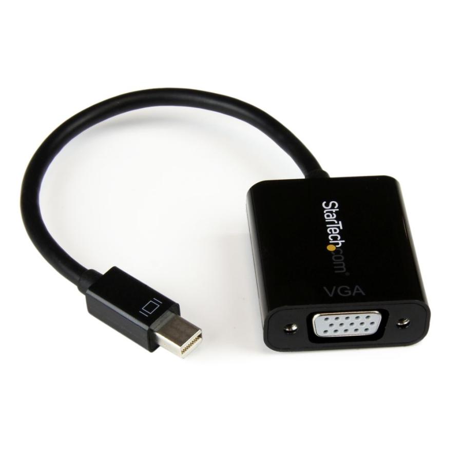StarTech.com Mini DisplayPort 1.2-VGA ディスプレイアダプター/1080p/アクティブ変換/mDPオス・VGAメス/ブラック MDP2VGA2 | StarTech.com