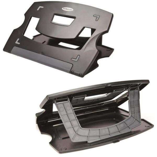 StarTech.com ノートPCパソコンスタンド 6段階の角度調整が可能 コンパクトプラットフォーム(287mm x 210mm) タブレット(9-12インチ)にも対応 LTRISERP | StarTech.com