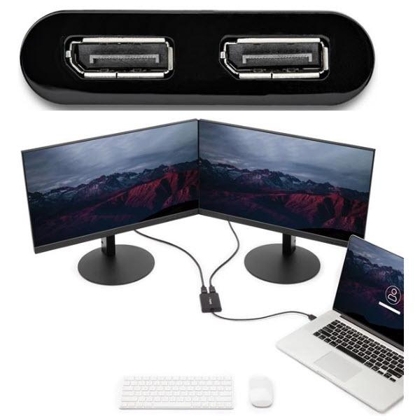 StarTech.com StarTech.com USB 3.0 - デュアルDisplayPortアダプタ 4K