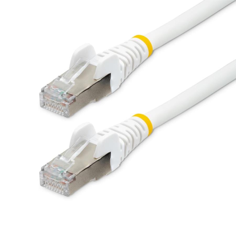 StarTech.com カテゴリー6A LANケーブル/7.5m/ホワイト/LSZH(低煙ゼロ