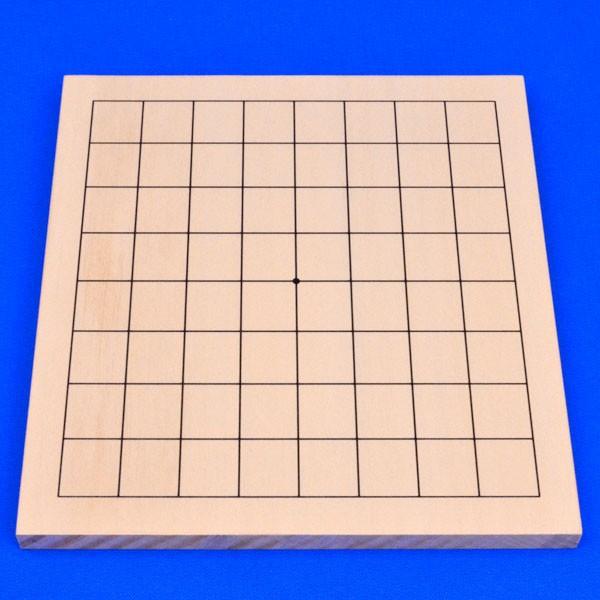 囲碁盤　木製新桂9路盤