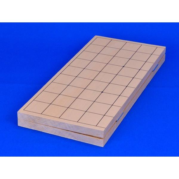 木製将棋盤 新桂5号折将棋盤 将棋盤サイズ30cm×33cm×厚み約1.3cm