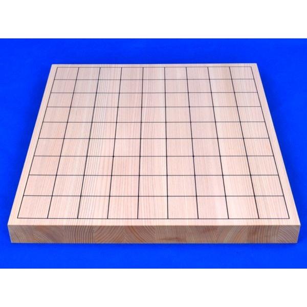 将棋盤 桧1寸ハギ卓上将棋盤(駒台付)【囲碁将棋専門店
