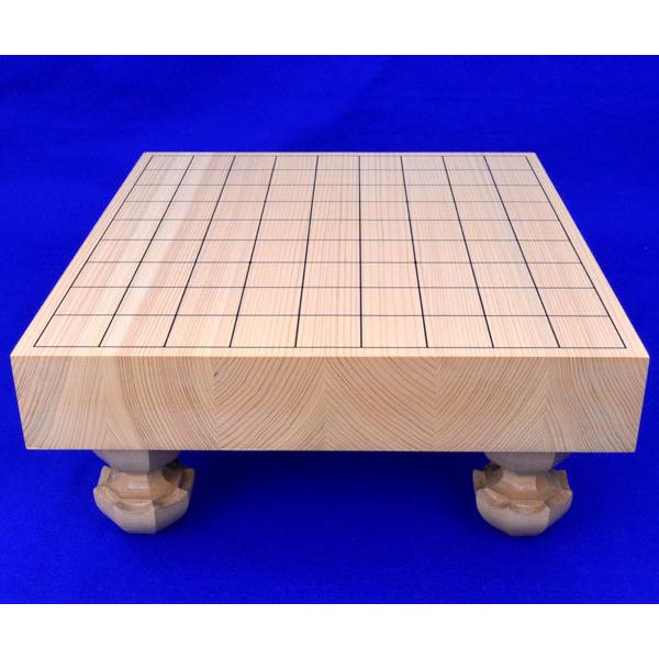 将棋セット 国産桧2寸ハギ足付将棋盤セット(木製将棋駒樺材優良押し駒 
