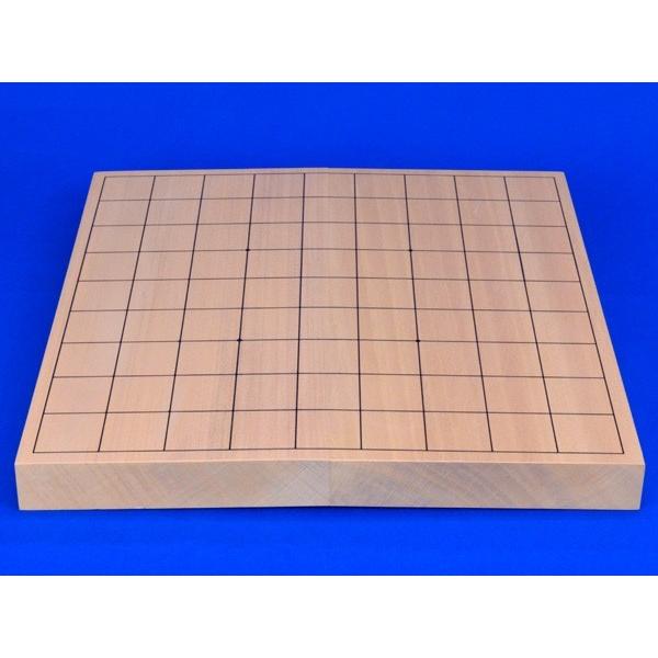 将棋セット 新桂10号折将棋盤セット(木製将棋駒白椿上彫)【囲碁