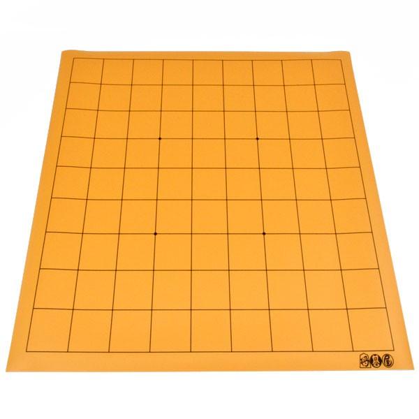 将碁屋マット将棋盤 駒台付き ※ゆったり盤サイズ33cm×36cm 丸め