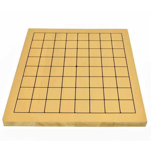 囲碁セット 訳ありの木製9路盤セット（プラ碁石椿）【囲碁将棋
