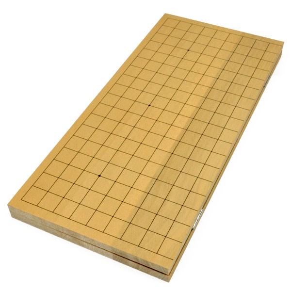 難あり特価品】木製囲碁盤 折碁盤 新桂5号【囲碁将棋専門店の将碁屋