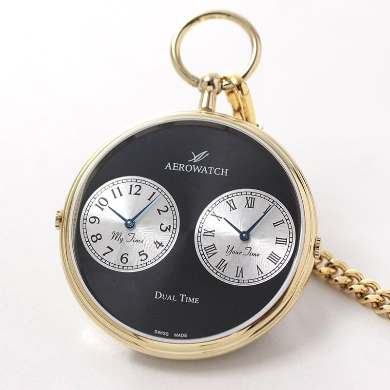 AEROWATCH - AERO(アエロ)  石英式 デュアルひと休み 05826 JA03  袖時計 定まりインポート品