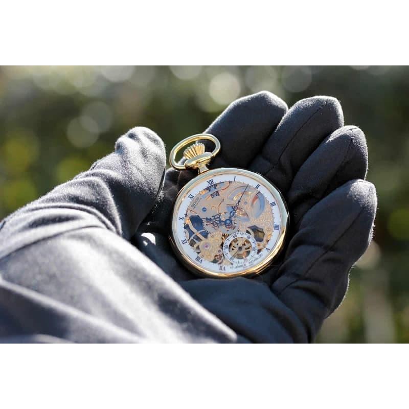 【新品訳あり】 エポス(EPOS)懐中時計2003GPと正美堂オリジナル革ケース(ブラウン)セット 正規輸入品 【AA2971134994】(107745円)