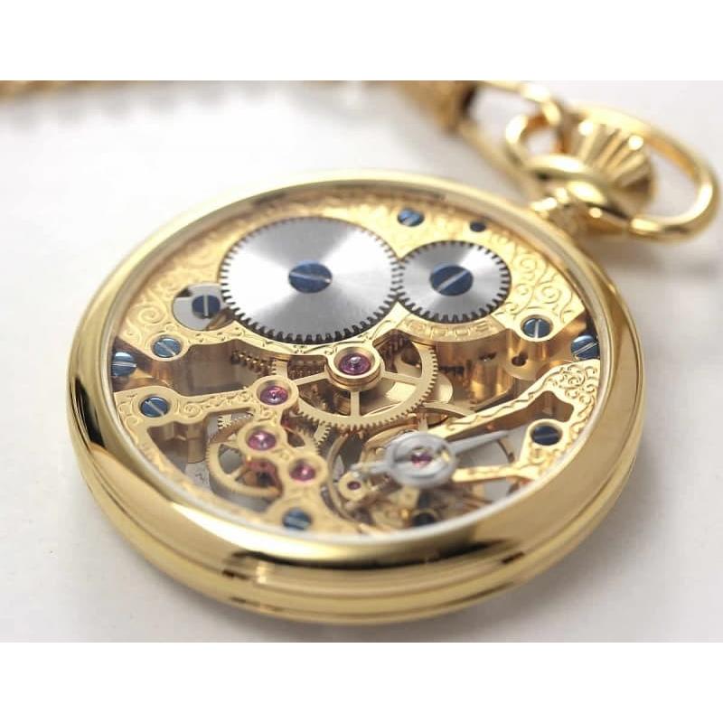 【新品訳あり】 エポス(EPOS)懐中時計2003GPと正美堂オリジナル革ケース(ブラウン)セット 正規輸入品 【AA2971134994】(107745円)