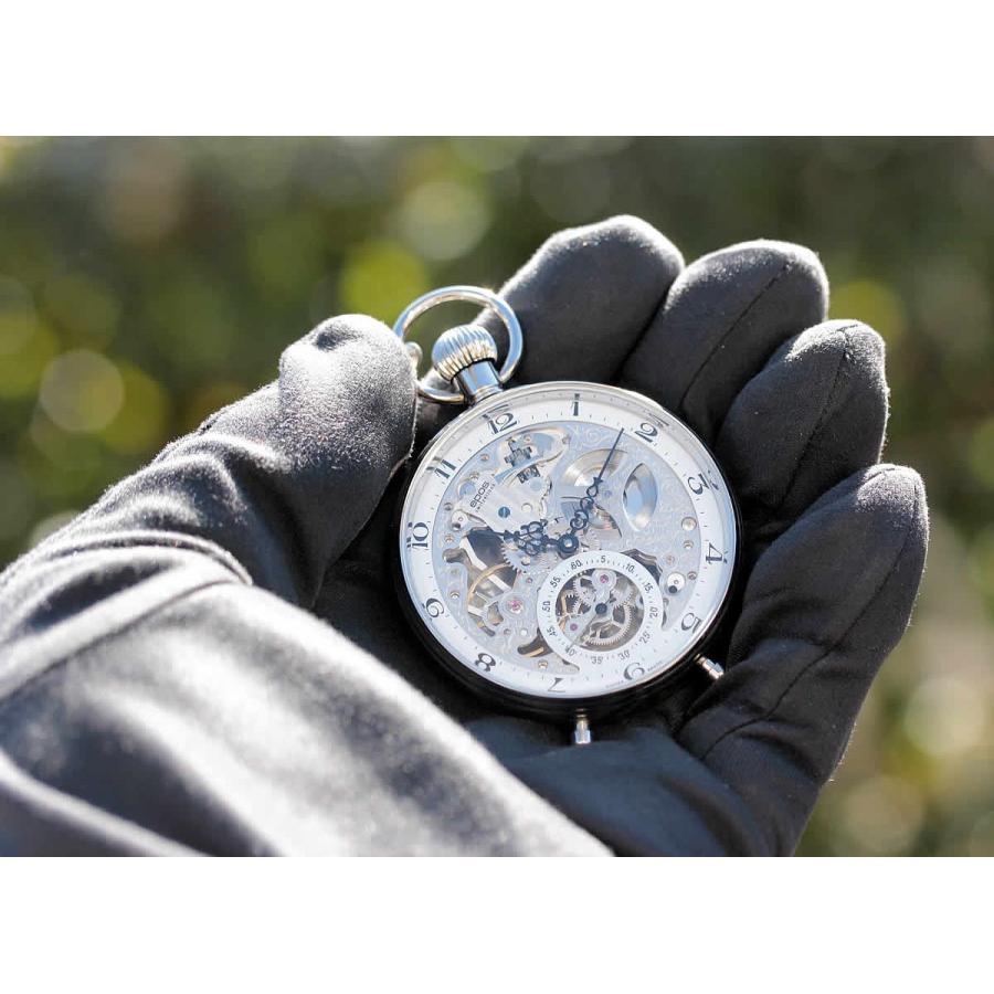エポス（EPOS） スタンド付スケルトン懐中時計2166 正規輸入品 : 正美