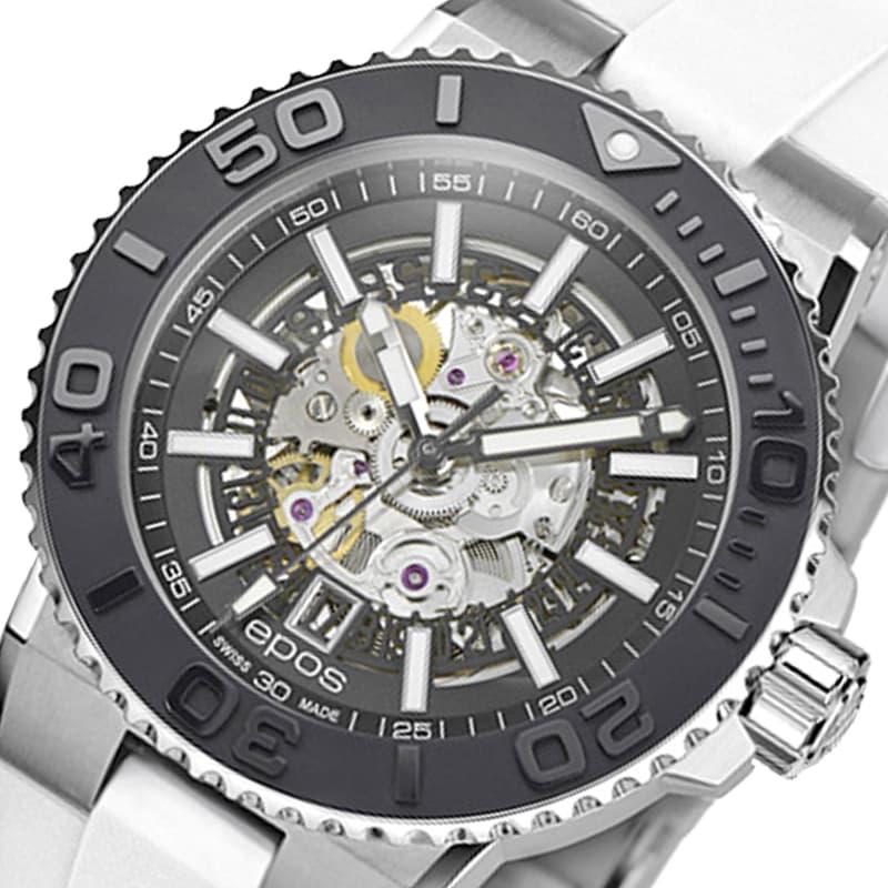 エポス（epos）/SPORTIVE/ダイバーズウォッチ/3441SKBKWHR 腕時計