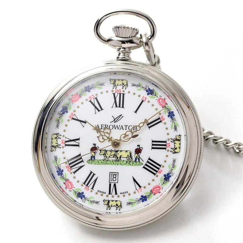 AEROWATCH アエロ（AERO）45797pd01 クォーツ 懐中時計 正規輸入品 