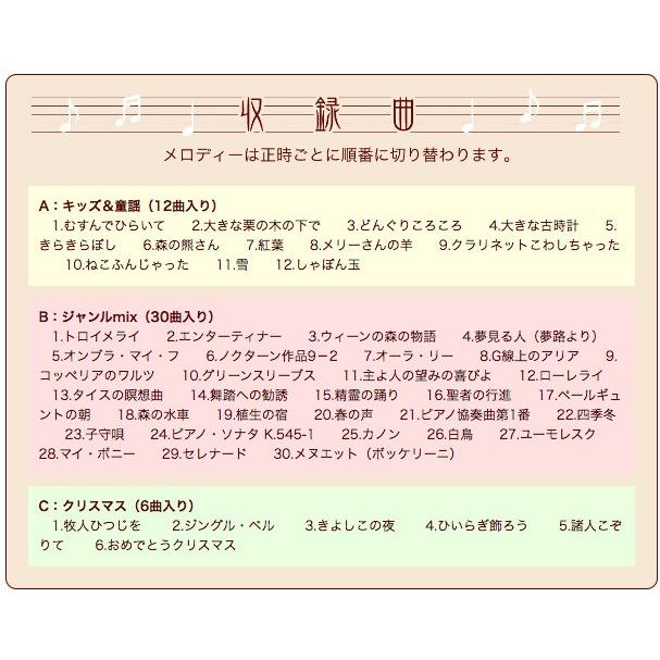 RHYTHM リズム SmallWorld 電波からくり掛け時計 スモールワールド
