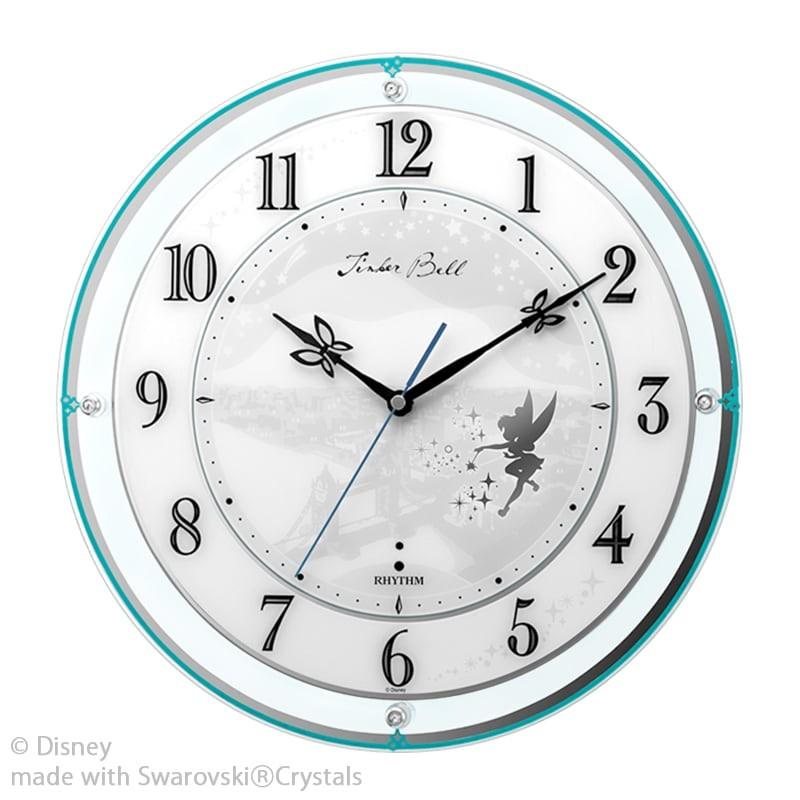 電波掛け時計 Disney ディズニー ティンカーベル 4MY854MT05 リズム製品情報 | 4MY854MT05