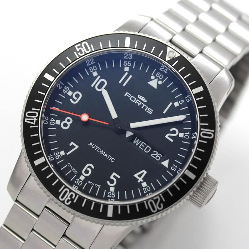 人気を誇る フォルティス（FORTIS)B-42コスモノートデイデイト/Ref647.10.11M 正規輸入品 腕時計