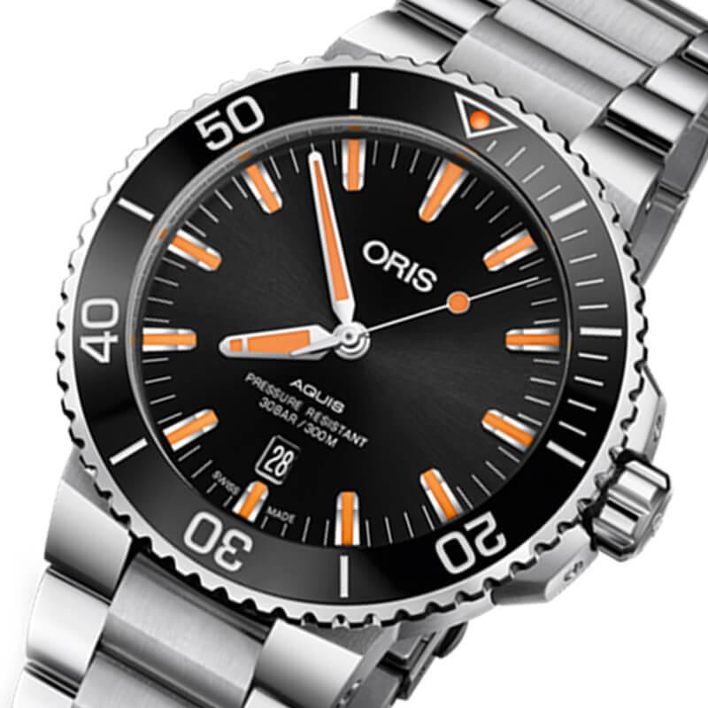 ORIS オリス/Oris/ダイビング/AQUIS(アクイス) デイト/ブラック  